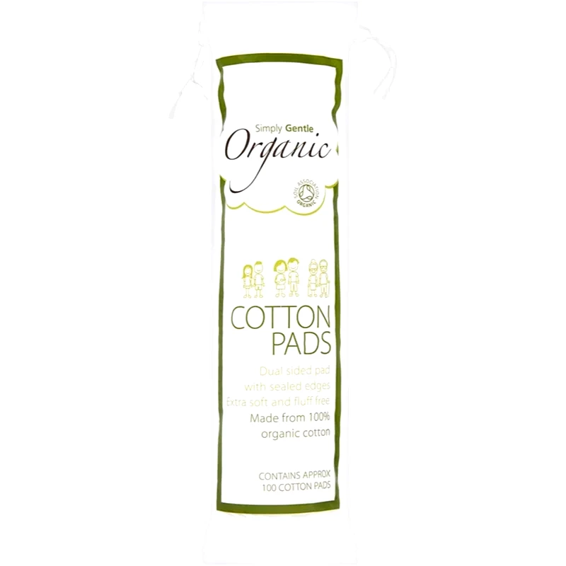 Simply Gentle Simply Gentle Organic Cotton Pads δίσκοι ντεμακιγιάζ 100 τμχ