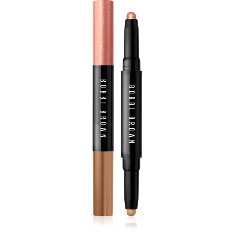 Bobbi Brown Bobbi Brown Long-Wear Cream Shadow Stick Duo σκιές ματιών σε μολύβι διπλό απόχρωση Pink Copper / Cashew 1,6 γρ