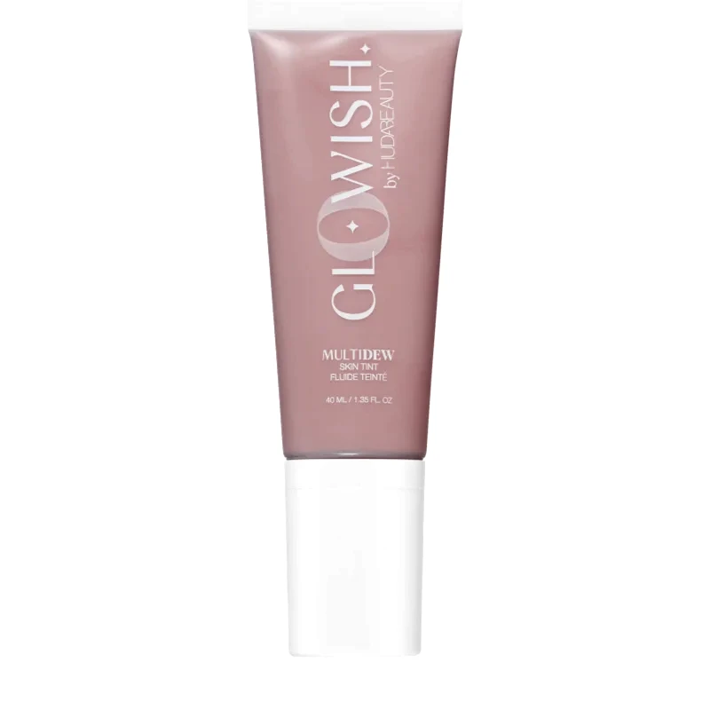 Huda Beauty Huda Beauty MultiDew Skin Tint λαμπρυντική κρέμα τονισμού με ενυδατικό αποτέλεσμα απόχρωση Deep 40 ml