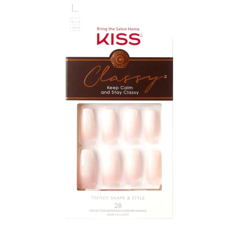 KISS KISS Classy Nails Be-you-tiful Ψεύτικα νύχια Long 28 τμχ