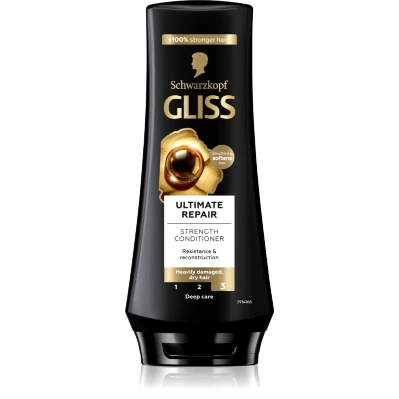 Schwarzkopf Schwarzkopf Gliss Ultimate Repair δυναμωτικό μαλακτικό για ξηρά και κατεστραμμένα μαλλιά 200 ml