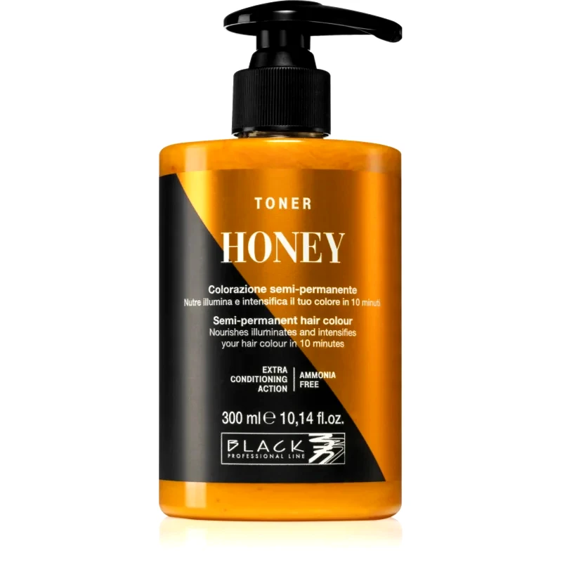Black Professional Line Black Professional Line Toner τονωτικό χρώματος μαλλιών για φυσικές αποχρώσεις Honey 300 ml