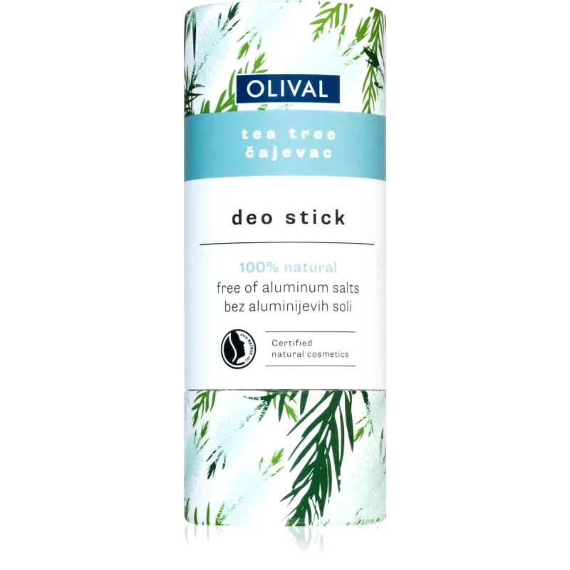 Olival Olival Natural Tea Tree στερεό αποσμητικό χωρίς άλατα αλουμινίου 40 γρ