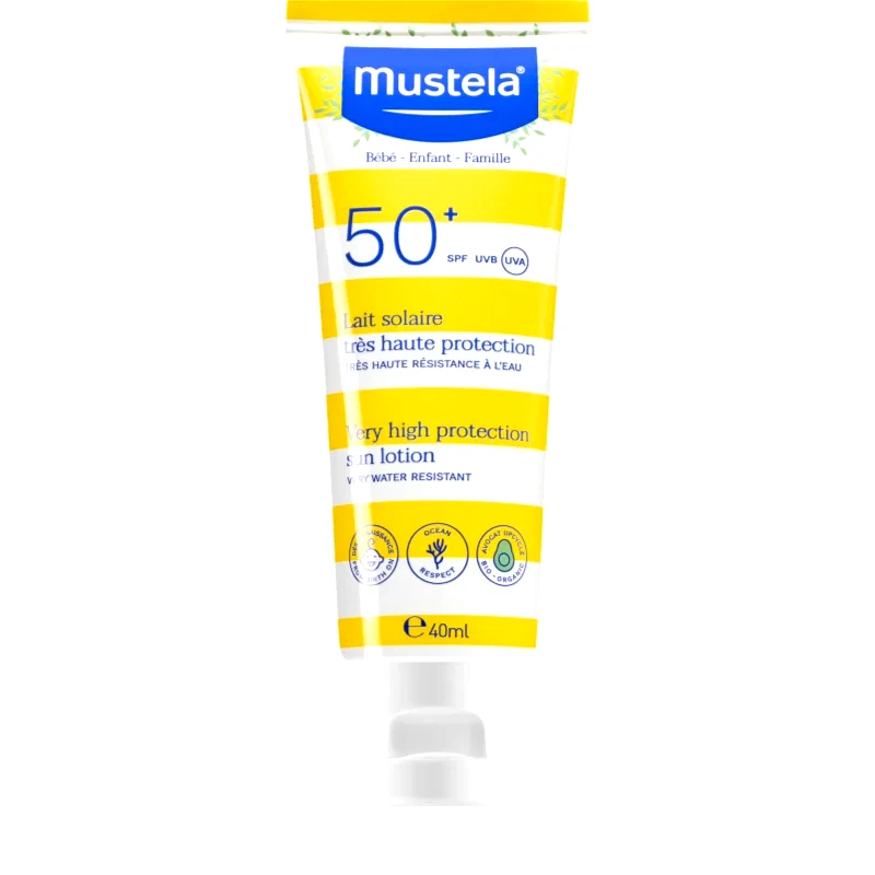 Mustela Mustela Family SPF 50+ παιδική αντηλιακή κρέμα SPF 50+ 40 ml
