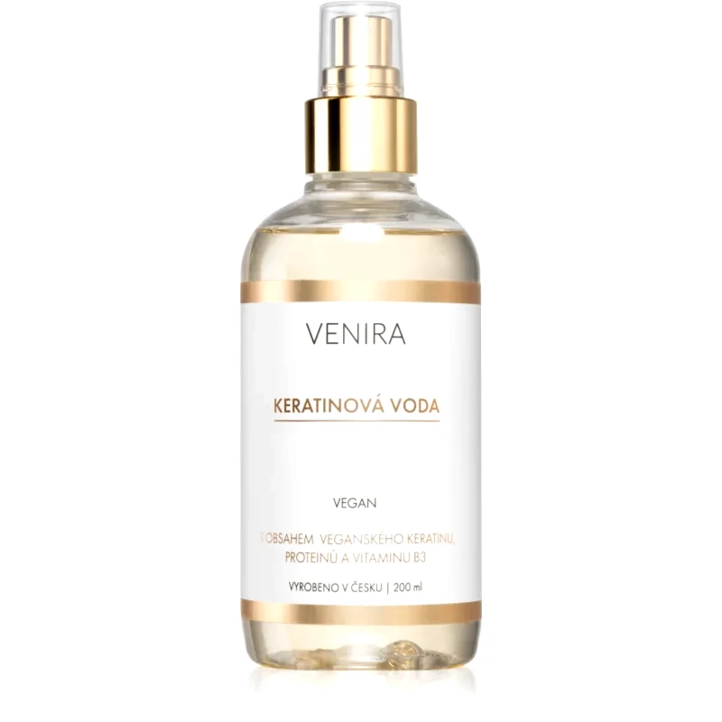 Venira Venira Keratin Hair Water φροντίδα μαλλιών χωρίς ξέβγαλμα με άρωμα Floral-Citrus 200 ml