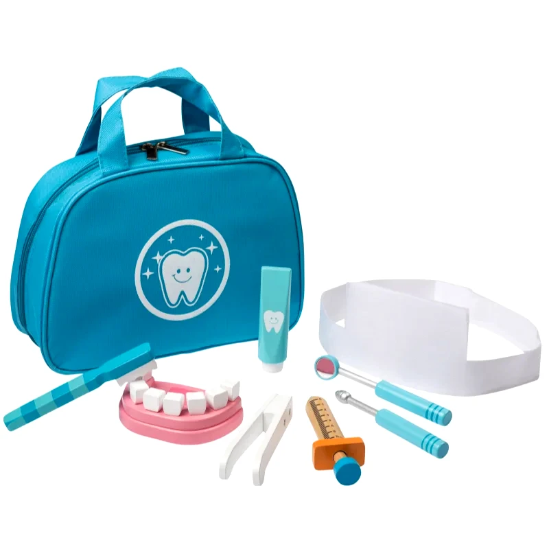 Jouéco Jouéco Dentist Playset in Bag Σετ για παιδιά 36 m+ 9 τμχ