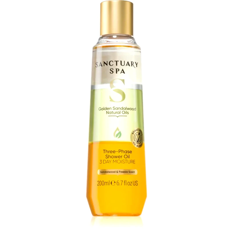 Sanctuary Spa Sanctuary Spa Golden Sandalwood περιποιητικό λάδι ντους 200 ml