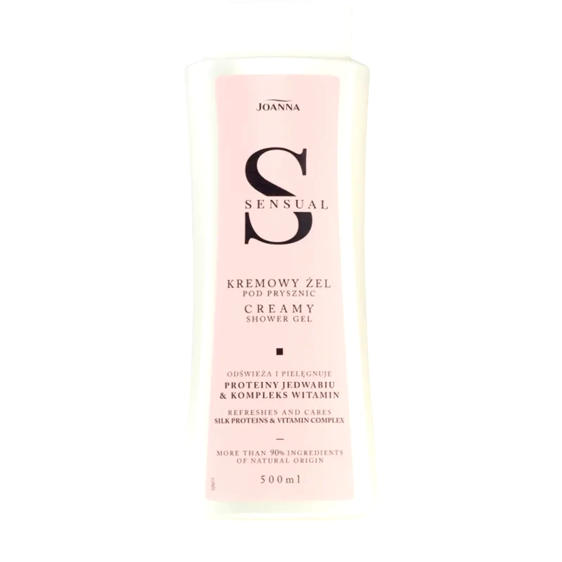Joanna Joanna Sensual κρεμώδες τζελ για ντους Silk Proteins & Vitamin Complex 500 ml
