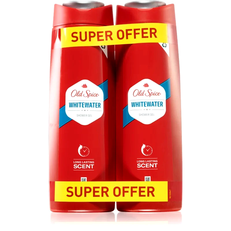 Old Spice Old Spice Whitewater τζελ για ντους για άντρες 2x400 ml