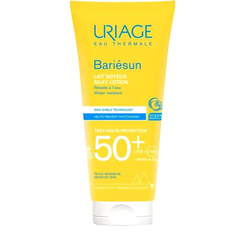 Uriage Uriage Bariésun Silky Lotion SPF 50+ προστατευτικό γαλάκτωμα για σώμα και πρόσωπο SPF 50+ 100 ml