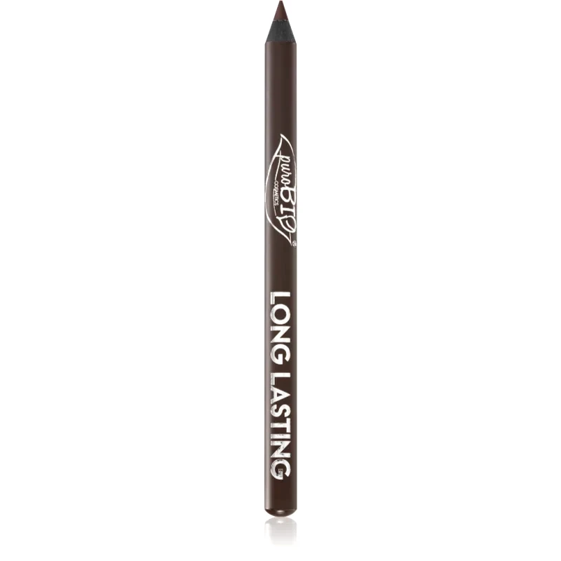 puroBIO Cosmetics puroBIO Cosmetics Long Lasting Eyeliner μακράς διαρεκίας μολύβι για τα μάτια απόχρωση Brown 1,3 γρ