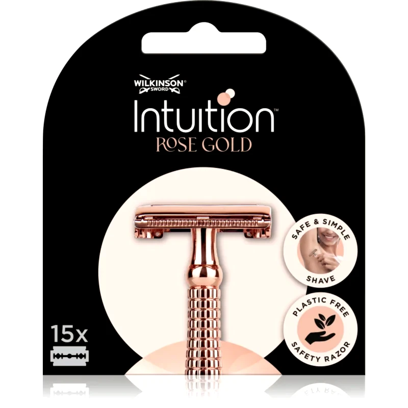 Wilkinson Sword Wilkinson Sword Intuition Rose Gold Blades ανταλλακτικές λεπίδες 15 τμχ