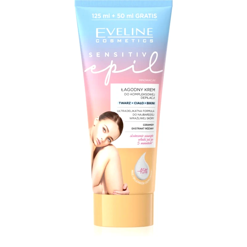 Eveline Cosmetics Eveline Cosmetics Sensitive Epil αποτριχωτική κρέμα για το σώμα 175 ml