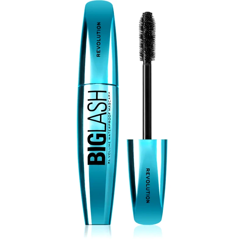 Makeup Revolution Makeup Revolution Big Lash Volume αδιάβροχη μάσκαρα για όγκο απόχρωση Black 8 ml