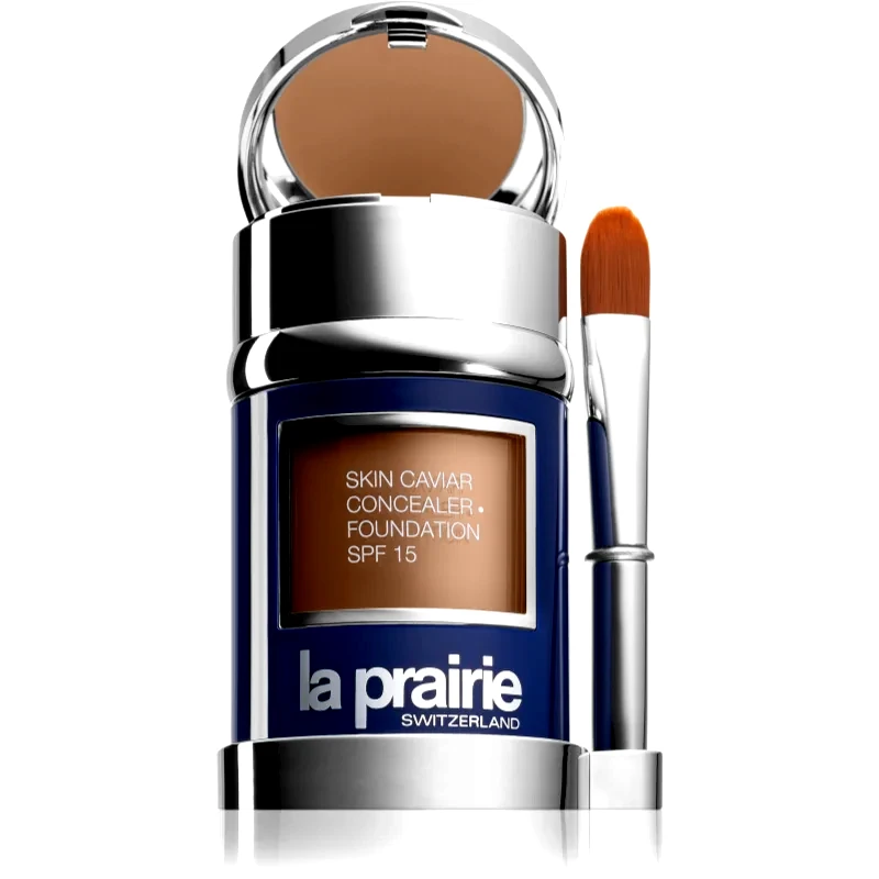 La Prairie La Prairie Skin Caviar Concealer Foundation μεικ απ και διορθωτής SPF 15 απόχρωση N-20 Pure Ivory 30 ml