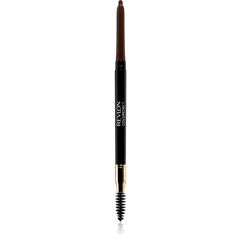 Revlon Cosmetics Revlon Cosmetics ColorStay™ μολύβι ματιών διπλής όψης με βούρτσα απόχρωση 220 Dark Brown 0,35 γρ