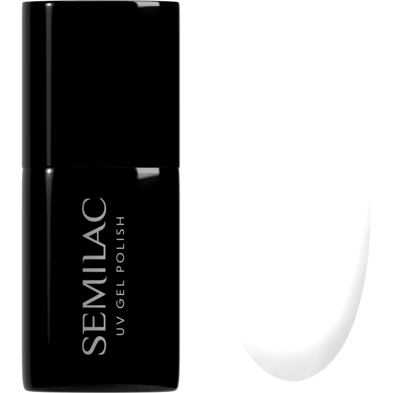 Semilac Semilac UV Hybrid Black & White τζελ βερνίκι νυχιών απόχρωση 001 Strong White 7 ml