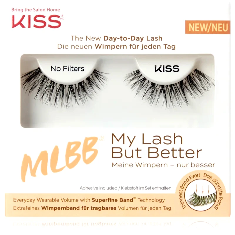 KISS KISS My Lash But Better τεχνητές βλεφαρίδες 02 No Filters 1 ζευγάρι