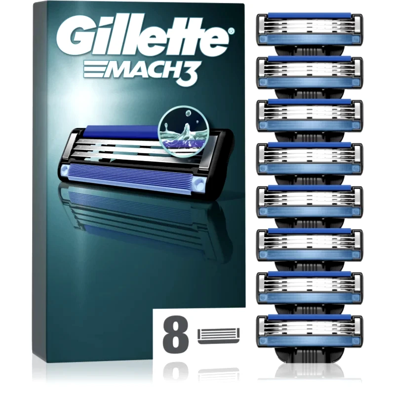 Gillette Gillette Mach3 ανταλλακτικές λεπίδες 8 τμχ