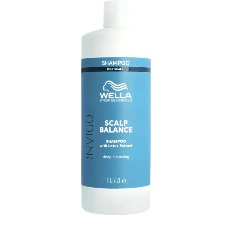 Wella Professionals Wella Professionals Invigo Scalp Balance σαμπουάν βαθύ-καθαρισμού για λιπαρό δέρμα της κεφαλής 1000 ml