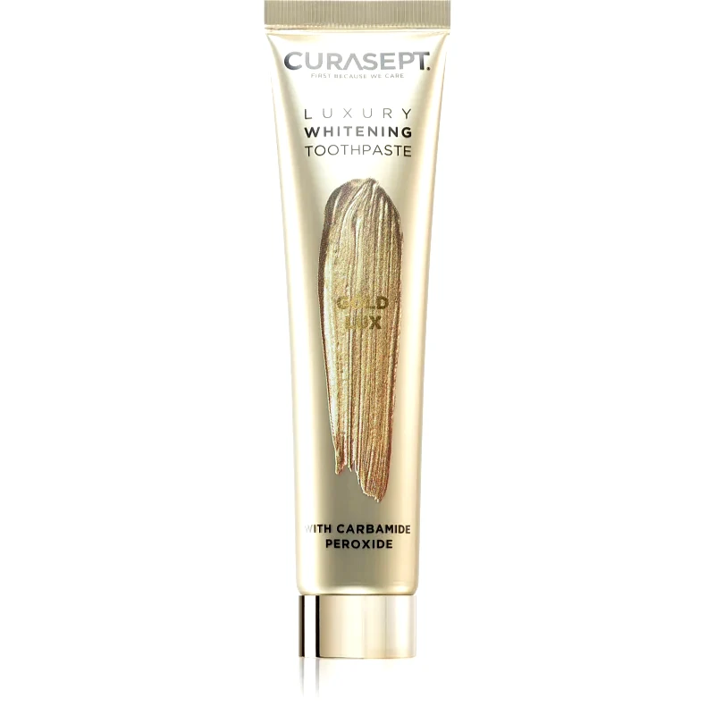 Curasept Curasept Gold Lux Toothpaste λευκαντική οδοντόκρεμα με ενεργό άνθρακα 75 ml