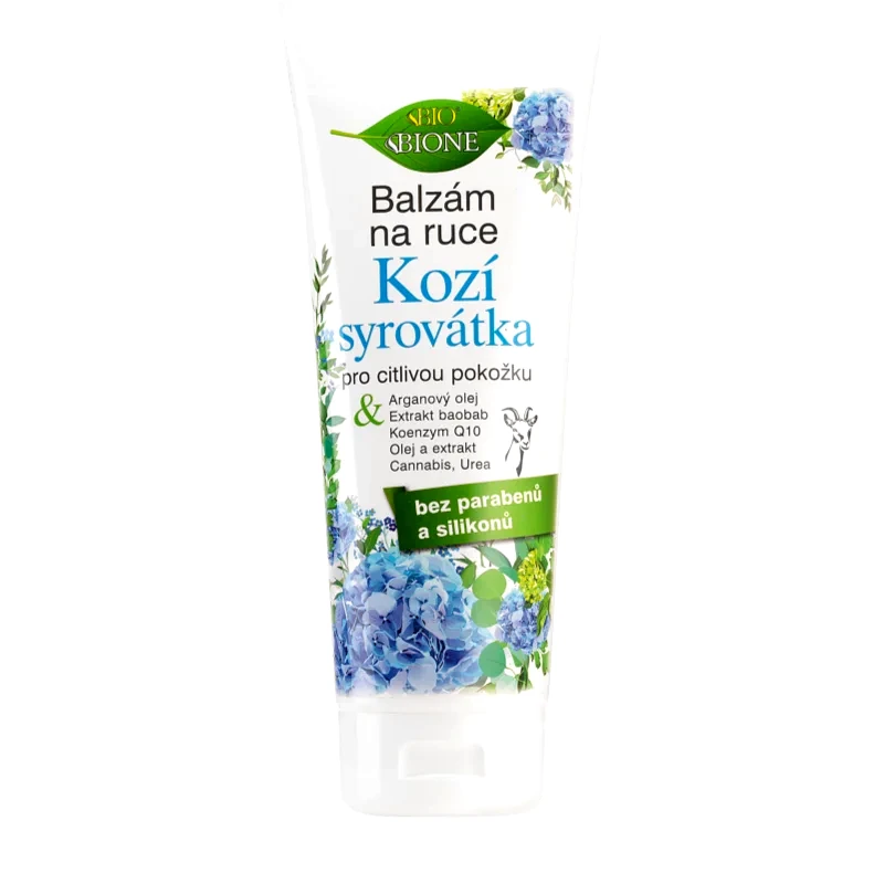 Bione Cosmetics Bione Cosmetics Kozí Syrovátka βάλσαμο χεριών για ευαίσθητο δέρμα 205 ml