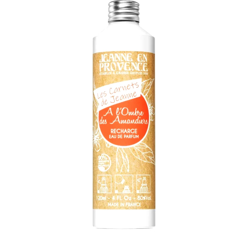 Jeanne en Provence Jeanne en Provence Les Carnets de Jeanne A l'Ombre des Amandiers Eau de Parfum επαναπληρώσιμο για γυναίκες refill 120 ml
