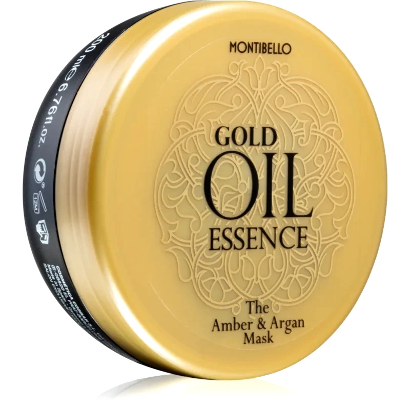Montibello Montibello Gold Oil Amber & Argan Mask αναζωογονητική μάσκα για τα μαλλιά 200 ml