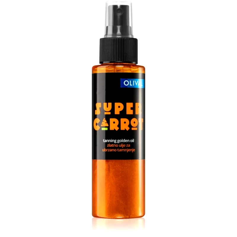 Olival Olival SUPER Carrot Golden Oil λάδι με στρας επιτάχυνση μαύρισματος 100 ml