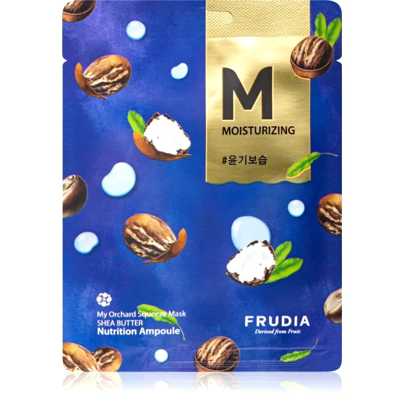 Frudia Frudia My Orchard Shea Butter υφασμάτινη μάσκα ενυδάτωσης για πολύ ξηρή και ευαίσθητη επιδερμίδα 20 ml