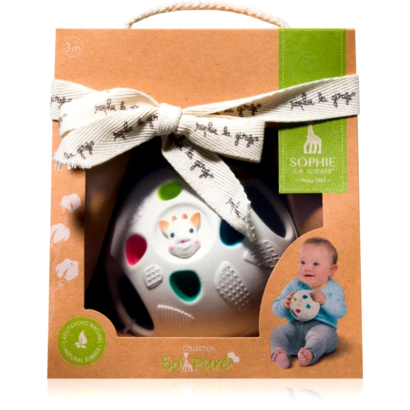 Sophie La Girafe Sophie La Girafe Vulli Senso Ball μπάλα δραστηριοτήτων με έντονα χρώματα 3m+ 1 τμχ