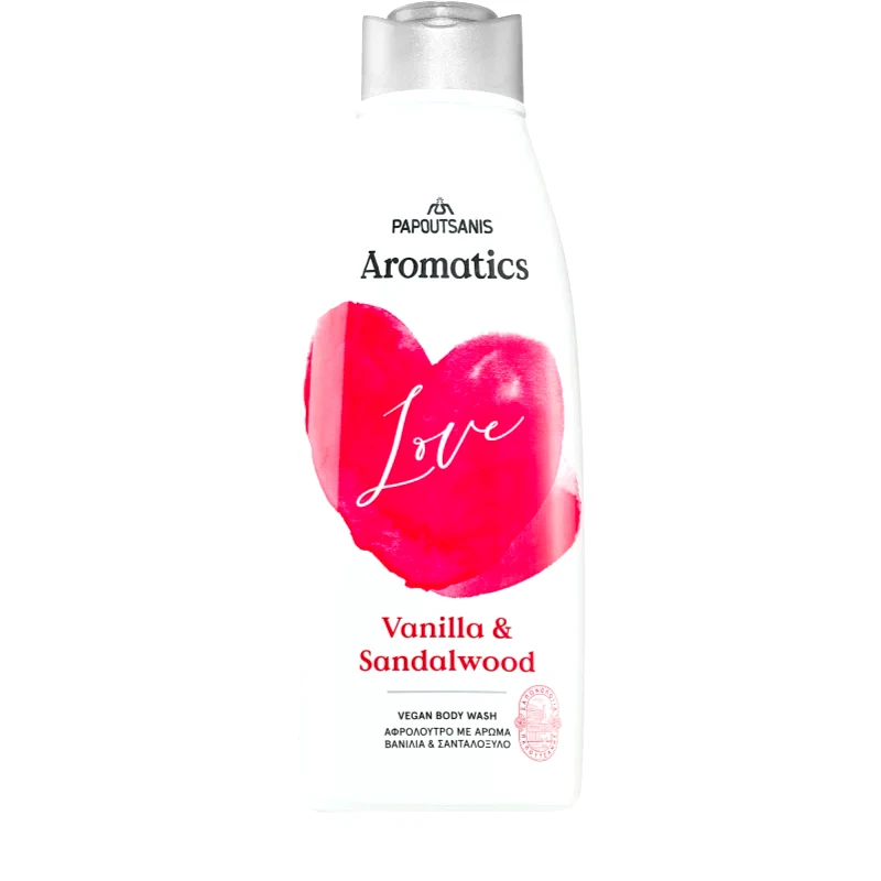 PAPOUTSANIS PAPOUTSANIS Aromatics Love δροσιστικό τζελ ντους 600 ml