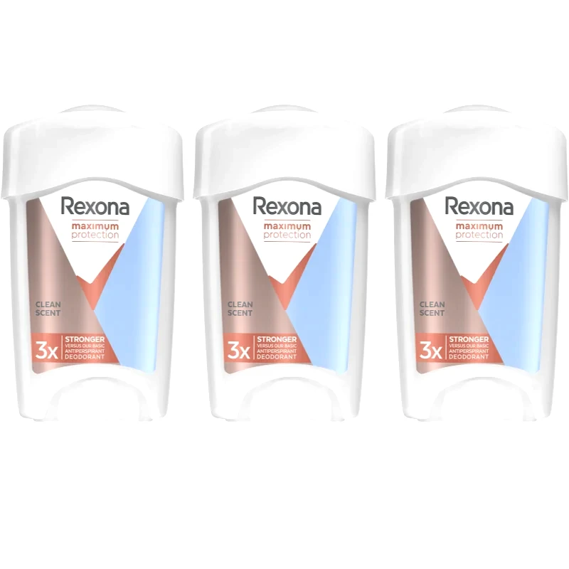 Rexona Rexona Maximum Protection Clean Scent κρεμώδες αντιιδροτικό για μείωση της εφίδρωσης επωφελής συσκευασία