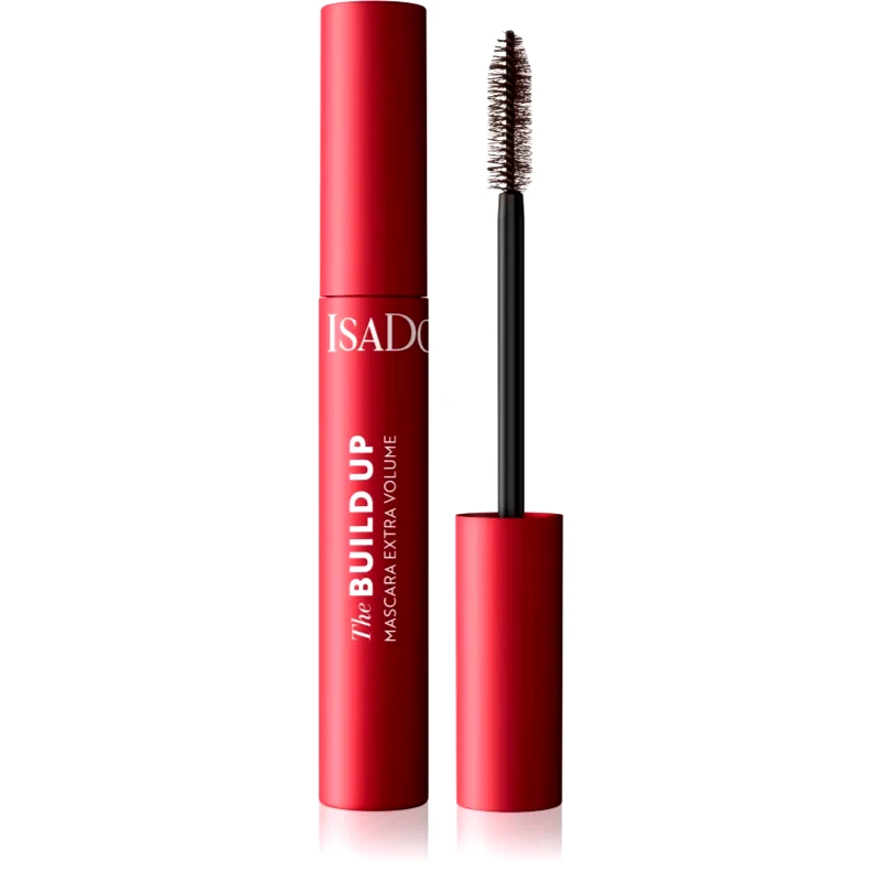 IsaDora IsaDora Build Up Mascara Extra Volume μάσκαρα για επιπλέον όγκο απόχρωση 02 Dark Brown 10 ml