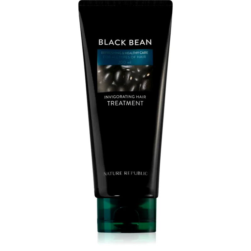 NATURE REPUBLIC NATURE REPUBLIC Black Bean Invigorating Hair Treatment θεραπεία για τα μαλλιά για την αντιμετώπιση της αραίωσης των μαλλιών 200 ml
