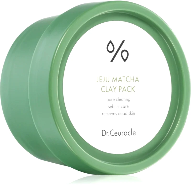 Dr.Ceuracle Dr.Ceuracle Jeju Matcha Clay Pack μεταλλική μάσκα καθαρισμού από άργιλο για λιπαρή και προβληματική επιδερμίδα 115 γρ