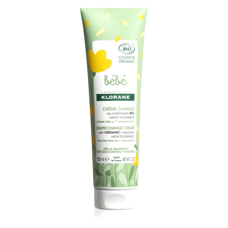 Klorane Klorane Bébé Calendula καταπραϋντική παιδική κρέμα na přebalování s BIO měsíčkem 100 ml