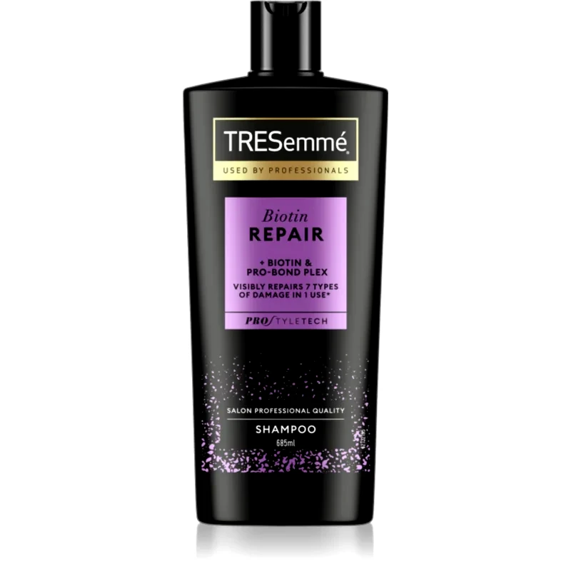 TRESemmé TRESemmé Biotin Repair δυναμωτικό σαμπουάν για ταλειπωρημένα μαλλιά μεγάλη συσκευασία Pro-Bond Plex 685 ml