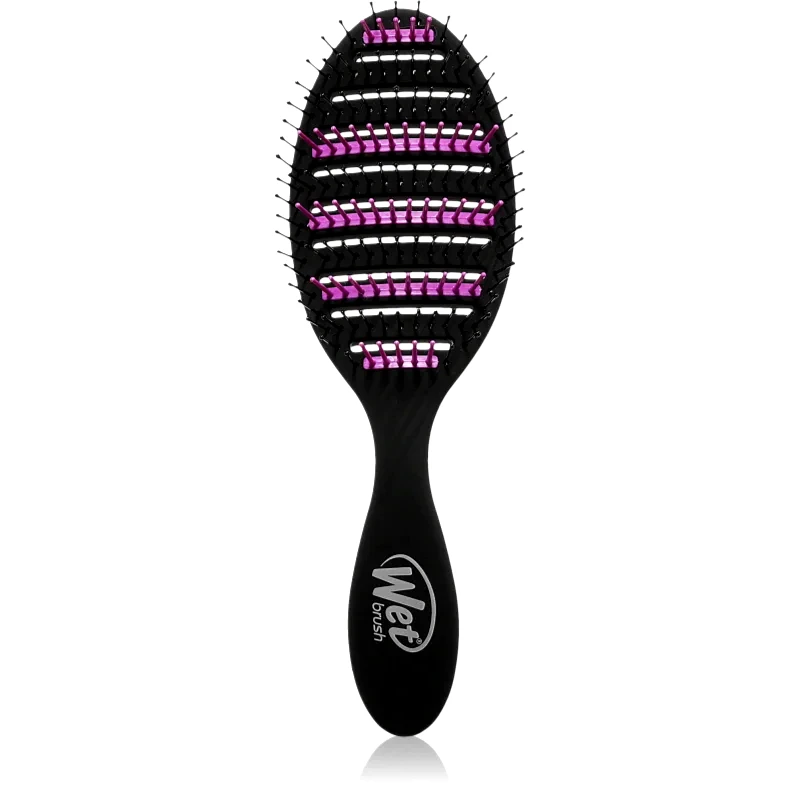 Wet Brush Wet Brush Speed Dry Charcoal infused βούρτσα για όλους τους τύπους μαλλιών 1 τμχ