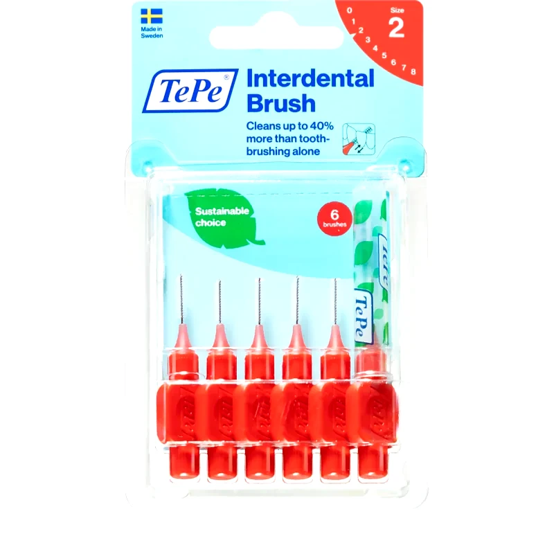 TePe TePe Interdental Brush Original μεσοδόντιο βουρτσάκι 0,5 mm 6 τμχ