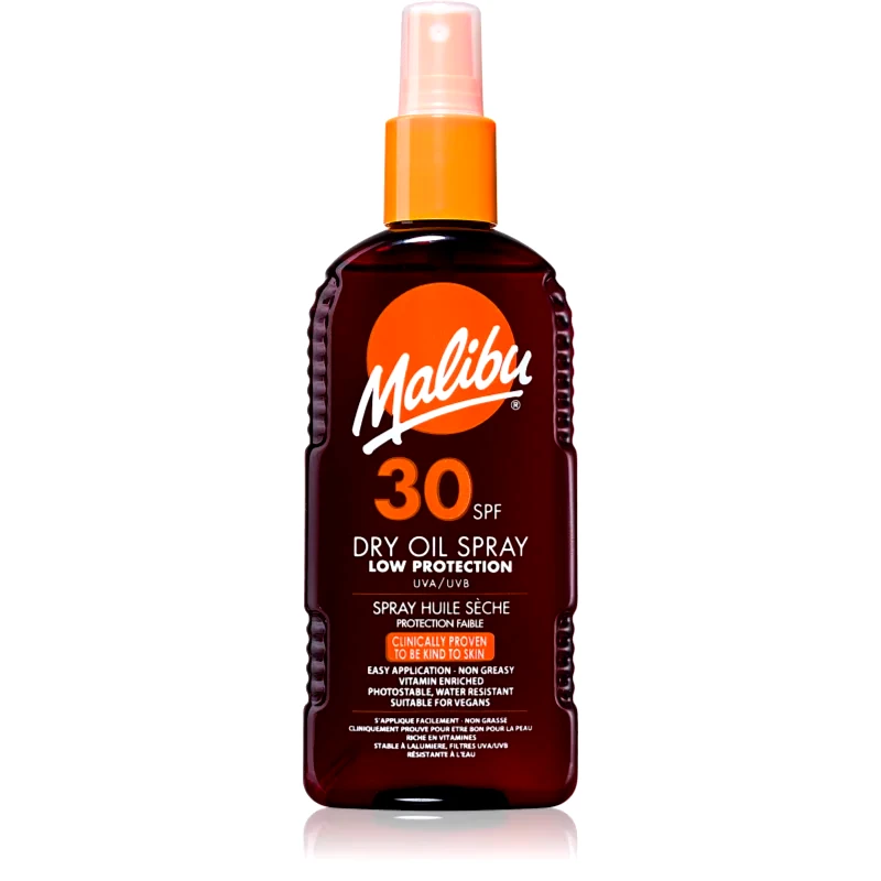 Malibu Malibu Dry Oil Spray λάδι μαυρίσματος SPF 30 200 ml