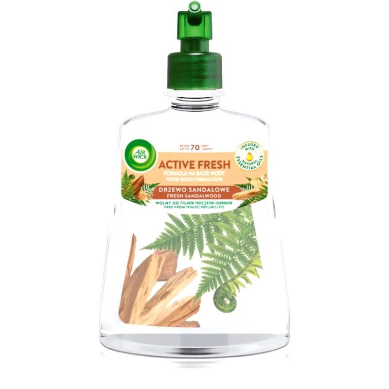 Air Wick Air Wick Active Fresh Fresh Sandalwood αποσμητικό χώρου ανταλλακτικό 228 ml