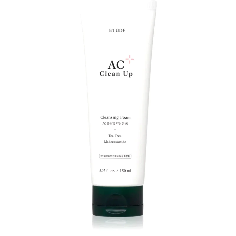 ETUDE ETUDE AC Clean Up Cleansing Foam καθαριστικός αφρός για προβληματική επιδερμίδα, ακμή 150 ml