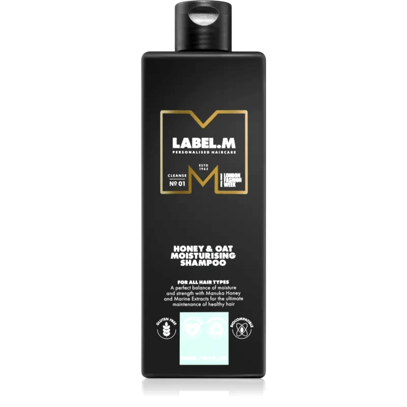 label.m label.m Honey & Oat ενυδατικό σαμπουάν για καθημερινή χρήση 300 ml