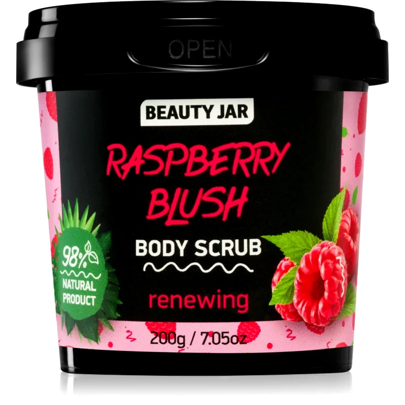 Beauty Jar Beauty Jar Raspberry Blush δροσιστική απολέπιση σώματος 200 γρ