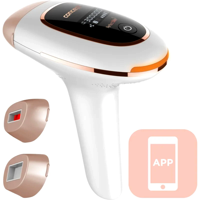 Concept Concept IL3020 IPL Perfect Skin IPL συσκευή αποτρίχωσης για σώμα, πρόσωπο, περιοχή μπικίνι και μασχάλη White and rosegold 1 τμχ