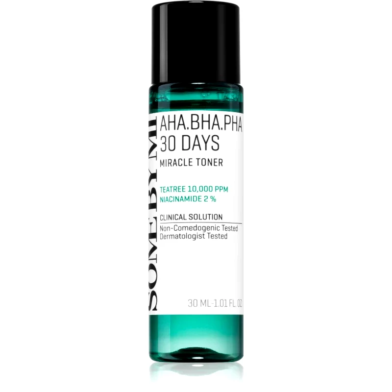 Some By Mi Some By Mi AHA∙BHA∙PHA 30 Days Miracle απαλυντικό και ενυδατικό τόνερ 30 ml