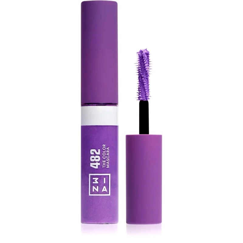 3INA 3INA The Color Mascara Mini μάσκαρα απόχρωση 482 - Purple 5,5 ml