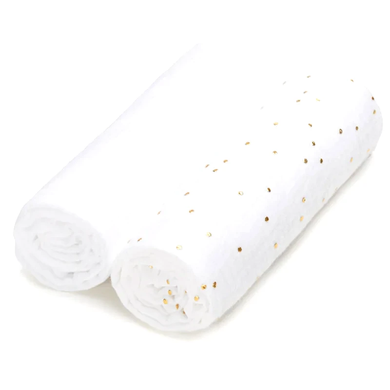 T-Tomi T-TOMI BIO Muslin Diapers υφασμάτινες πάνες Sparkle 65x65 cm 2 τμχ