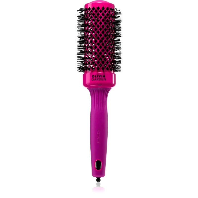 Olivia Garden Olivia Garden Expert Shine Hot Pink βούρτσα για στέγνωμα για μακριά μαλλιά 45 mm 1 τμχ